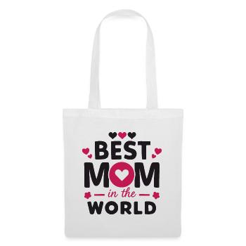 Beste Mama der Welt - Stoffbeutel - Weiß - Vorne