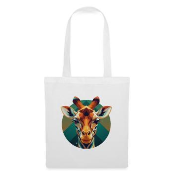 Giraffe Prism Circular - Tote Bag - white - Front