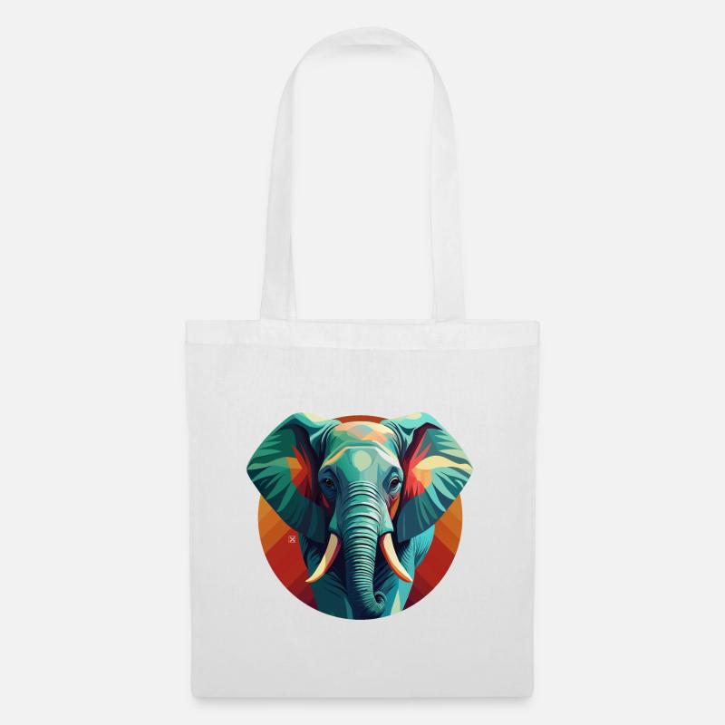 Elephant - Tote Bag - white