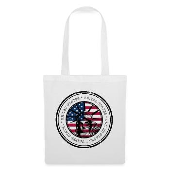 Liberty Flag Circle - Tote Bag - white - Front