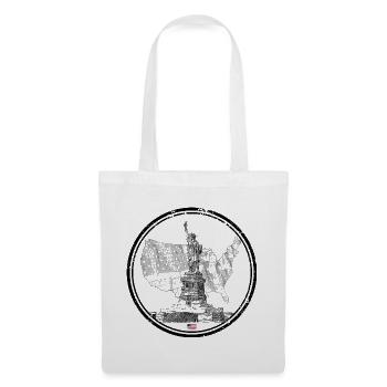 Industrial Grunge USA Map - Tote Bag - white - Front