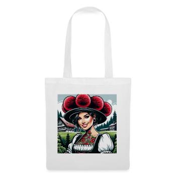 Black Forest Costume: Tradition & Tattoo Art - Tote Bag - white - Front