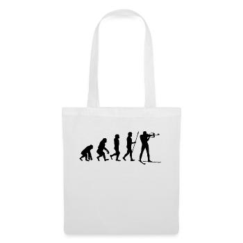 Winter Sports Evolution Skiing Skiers Cold - Tote Bag - white - Front