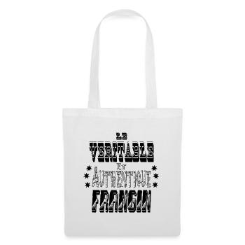 Le Véritable et Authentique Frangin - Sac en tissu - blanc - Devant