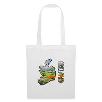 Watercolor Map Ireland - Tote Bag - white - Front
