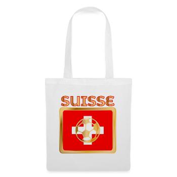 FOOTBALL Français de Suisse - ROMANDIE - Sac en tissu - blanc - Devant