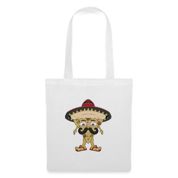 Pizza mexicaine - Sac en tissu - blanc - Devant
