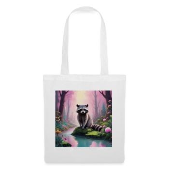 Raccoon - Tote Bag - white - Front