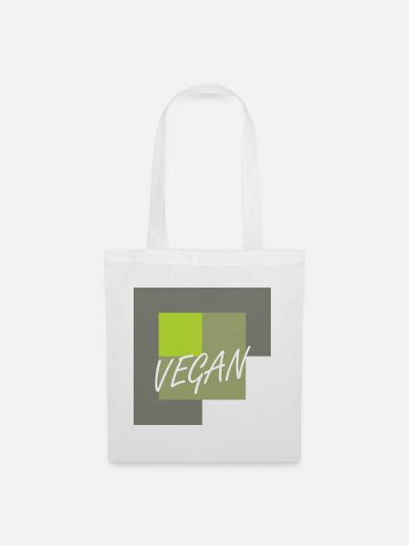 Veganerin Animal Rights Bio - Stoffbeutel - Weiß