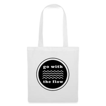 Nager - Suivre le courant - Sac en tissu - blanc - Devant
