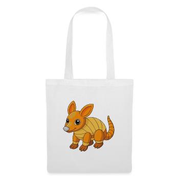 Aardvark Mascotte mignonne Personnage de dessin animé Kawaii - Sac en tissu - blanc - Devant