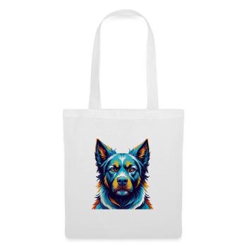 Molossus Hund Rasse Bunt Karikatur Kawaii - Stoffbeutel - Weiß - Vorne