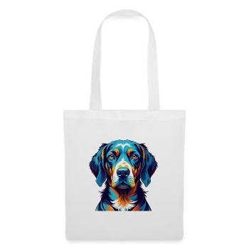 Bavarian Mountain Hound Dog Breed Cartoon Kawaii - Tote Bag - white - Front
