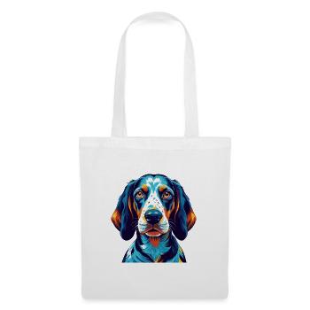 Bluetick Coonhound Dog Breed Cartoon Kawaii - Tote Bag - white - Front