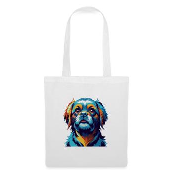 Griffon Nivernais Chien Race Dessin Animé Kawaii - Sac en tissu - blanc - Devant