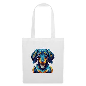 Miniature Dachshund Dog Breed Cartoon Kawaii - Tote Bag - white - Front