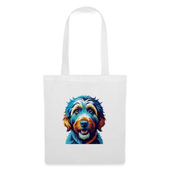 Labradoodle Dog Breed Colorful Cartoon Kawaii - Tote Bag - white - Front