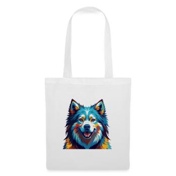 Samoyed Dog Breed Colorful Cartoon Kawaii - Tote Bag - white - Front