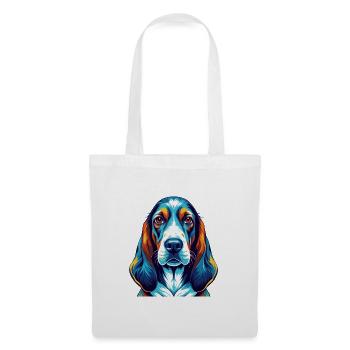 Basset Artesien Normand Dog Breed Cartoon Kawaii - Tote Bag - white - Front