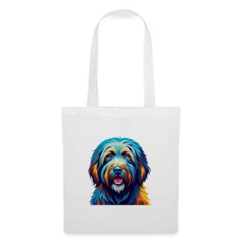 Bergamasco Shepherd Dog Breed Cartoon Kawaii - Tote Bag - white - Front