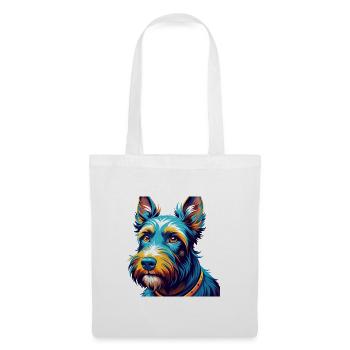 Scottish Terrier Dog Breed Colorful Cartoon Kawaii - Tote Bag - white - Front