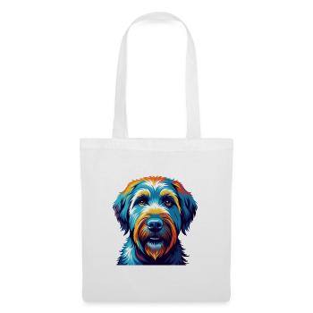 Soft Coated Wheaten Terrier Dog Breed Cartoon - Tote Bag - white - Front