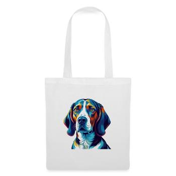 Treeing Walker Coonhound Dog Breed Cartoon Kawaii - Tote Bag - white - Front