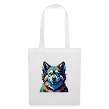 Westsibirische Laika Hunderasse Karikatur Kawaii - Stoffbeutel - Weiß - Vorne