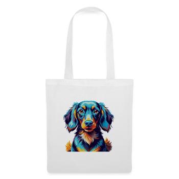 Westphalien Dachsbracke Chien Race Dessin Animé Kawaii - Sac en tissu - blanc - Devant