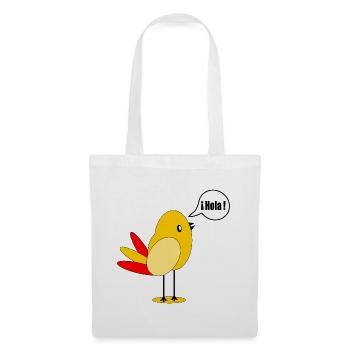 SPAIN COUNTRY FLAG SPANISH BIRD - Tote Bag - white - Front