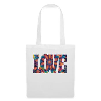 Amour - Sac en tissu - blanc - Devant