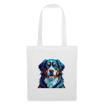Berner Laufhund Dog Breed Colorful Cartoon Kawaii - Tote Bag - white - Front