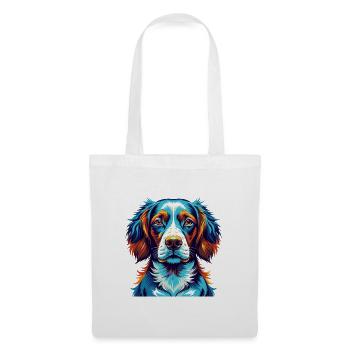 Brittany Dog Breed Colorful Cartoon Kawaii - Tote Bag - white - Front