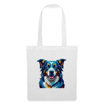 Bucovine Berger Chien Race Dessin Animé Kawaii - Sac en tissu - blanc - Devant