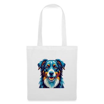 Australian Shepherd Dog Breed Cartoon Kawaii - Tote Bag - white - Front