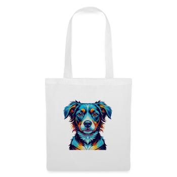 Drever Chien Race Coloré Dessin Animé Kawaii - Sac en tissu - blanc - Devant