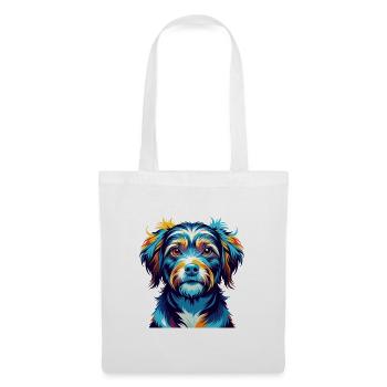 Elou Dog Breed Colorful Watercolor Cartoon Kawaii - Tote Bag - white - Front