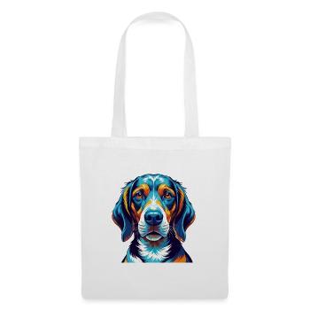 Finnish Hound Dog Breed Colorful Cartoon Kawaii - Tote Bag - white - Front