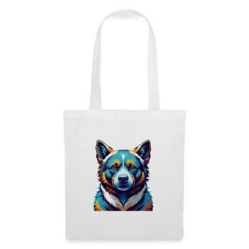 Karelian Bear Dog Breed Colorful Cartoon Kawaii - Tote Bag - white - Front