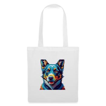 Australian Kelpie Dog Breed Cartoon Kawaii - Tote Bag - white - Front