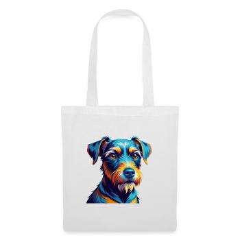Patterdale Terrier Dog Breed Cartoon Kawaii - Tote Bag - white - Front
