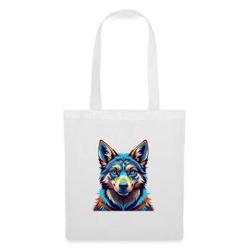 Tamaskan Dog Breed Colorful Cartoon Kawaii - Tote Bag - white - Front