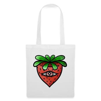 Cursed strawberry! - Tote Bag - white - Front