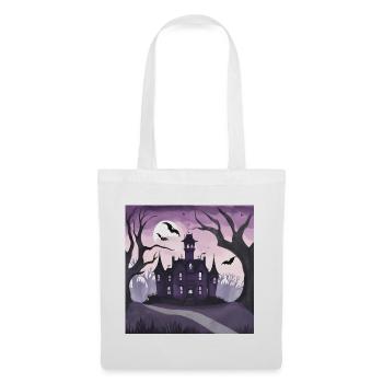 Manoir gothique. - Sac en tissu - blanc - Devant