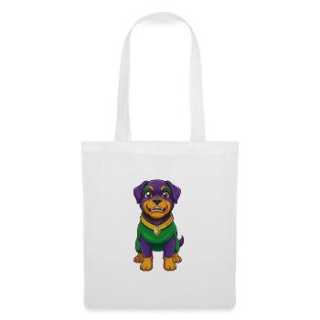 Rottweiler Dog Funny Kawaii Cartoon Character - Tote Bag - white - Front