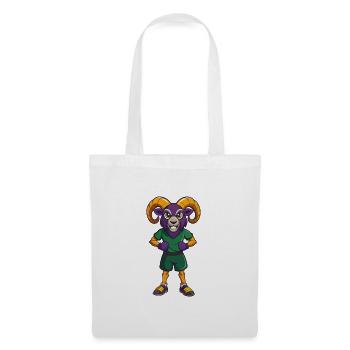 Ram Funny Kawaii Cartoon Character Clipart - Tote Bag - white - Front