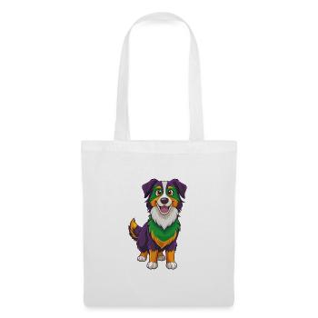 Australian Shepherd Dog Funny Kawaii Cartoon - Tote Bag - white - Front