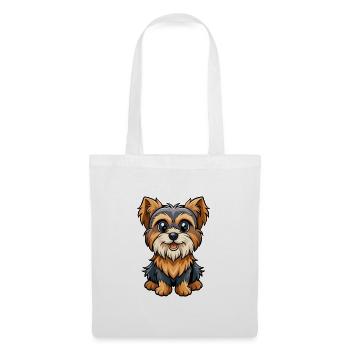 Affenpinscher Dog Cute Cartoon Character Kawaii - Tote Bag - white - Front