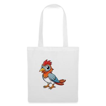 Cuckoo Cute Cartoon Character Kawaii Clipart - Tote Bag - white - Front