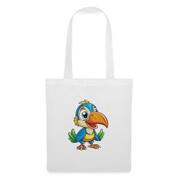 Toucan Cute Cartoon Character Kawaii Clipart - Tote Bag - white - Front